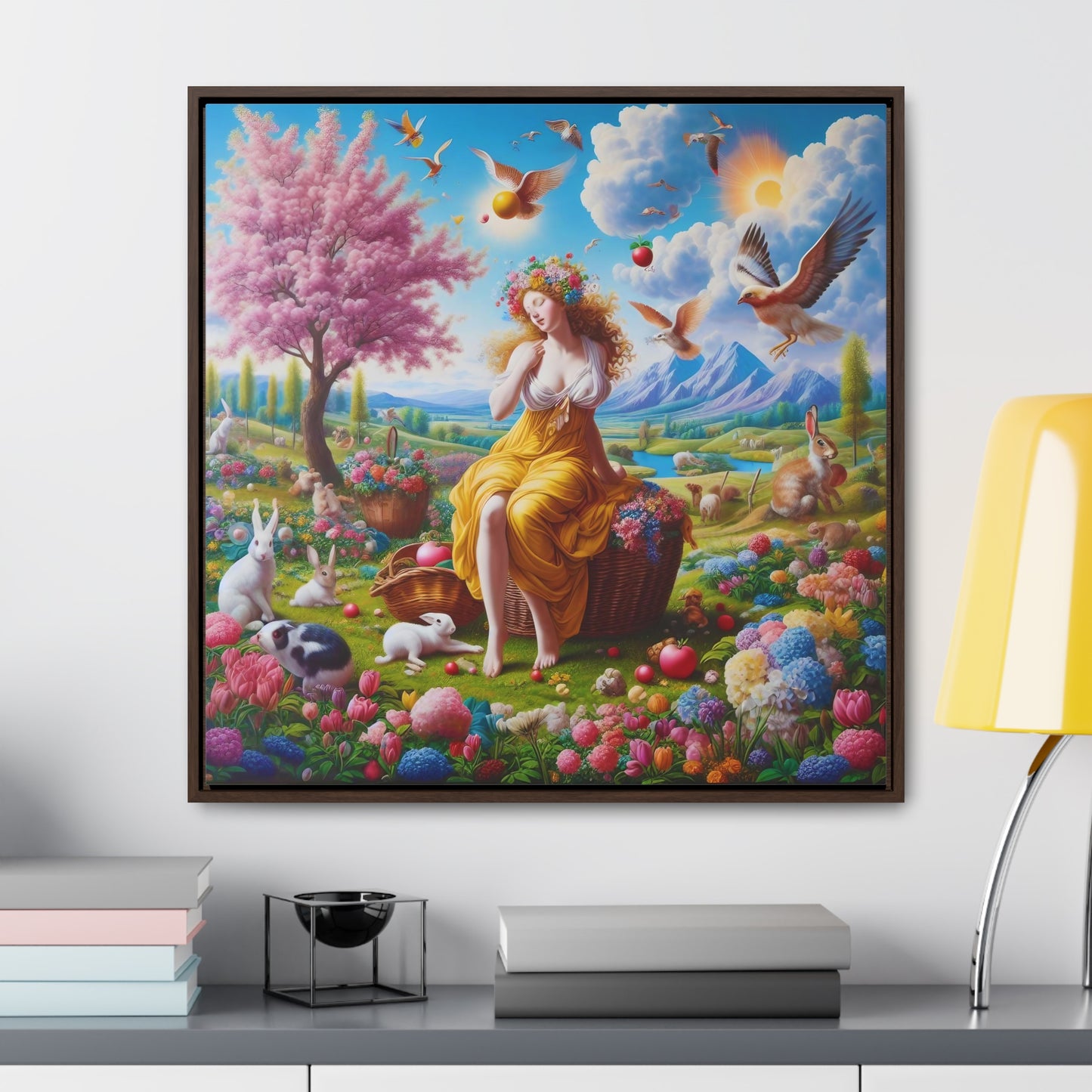 Framed Gallery Canvas Wrap - Spring 116