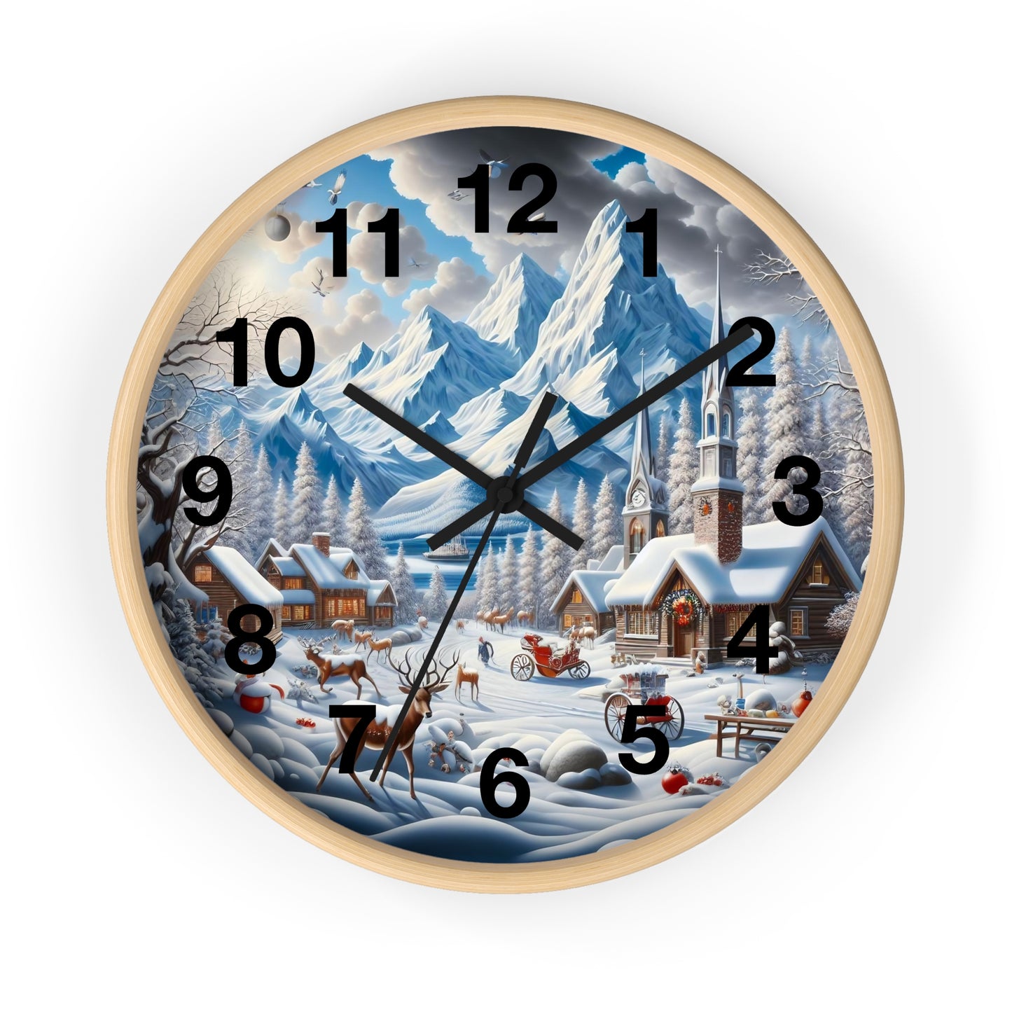 Wall Clock - Winter 129