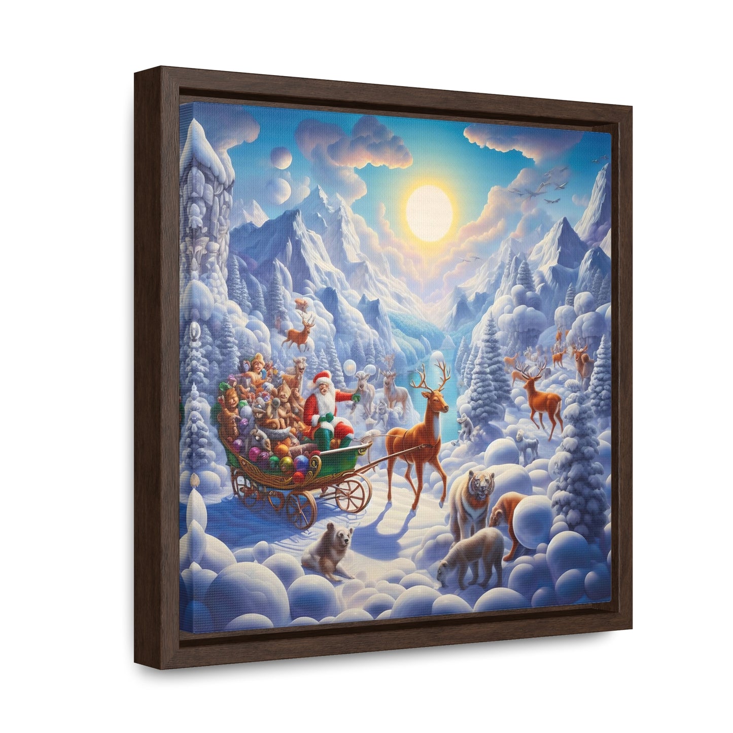 Framed Gallery Canvas Wrap - Winter 123