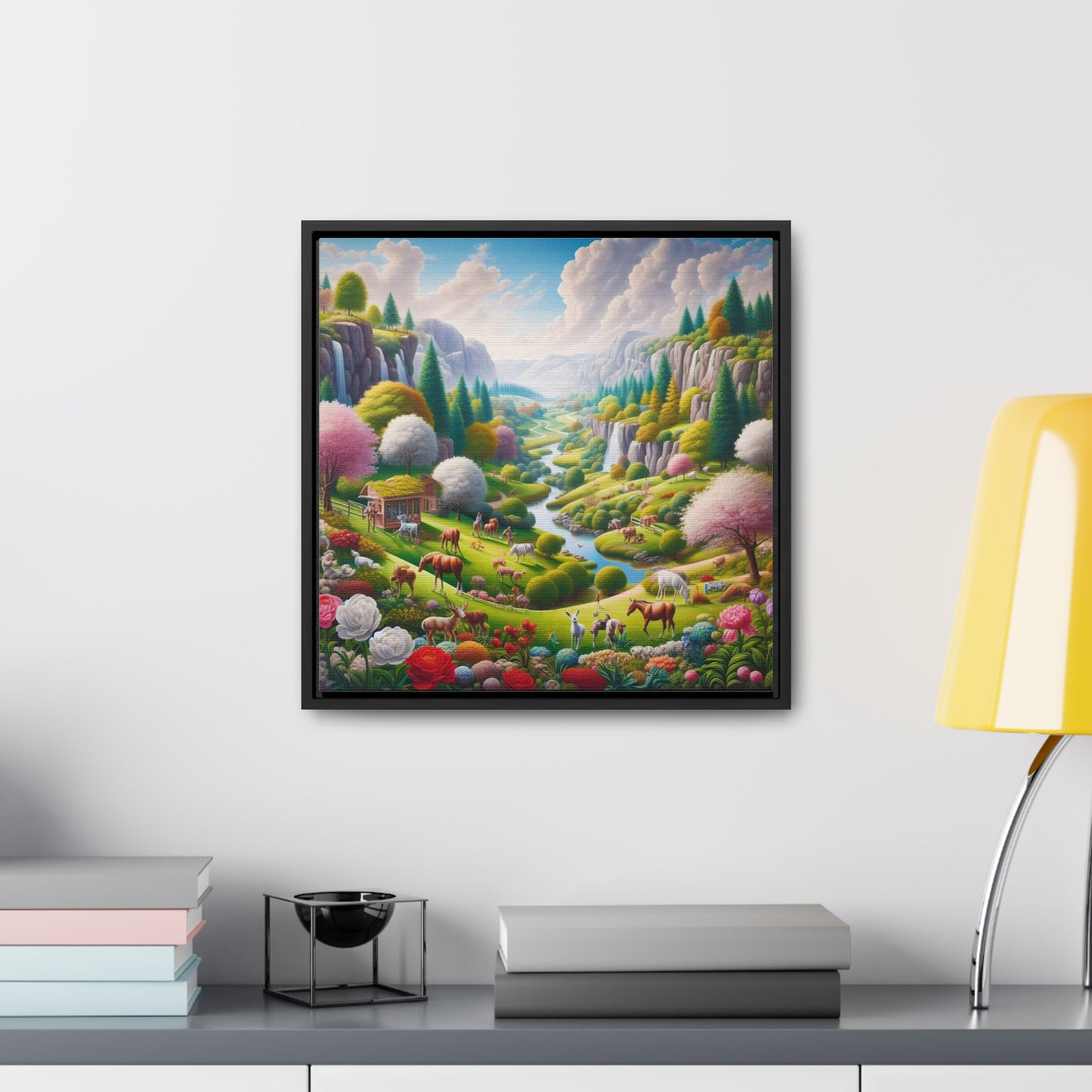 Framed Gallery Canvas Wrap - Spring 48