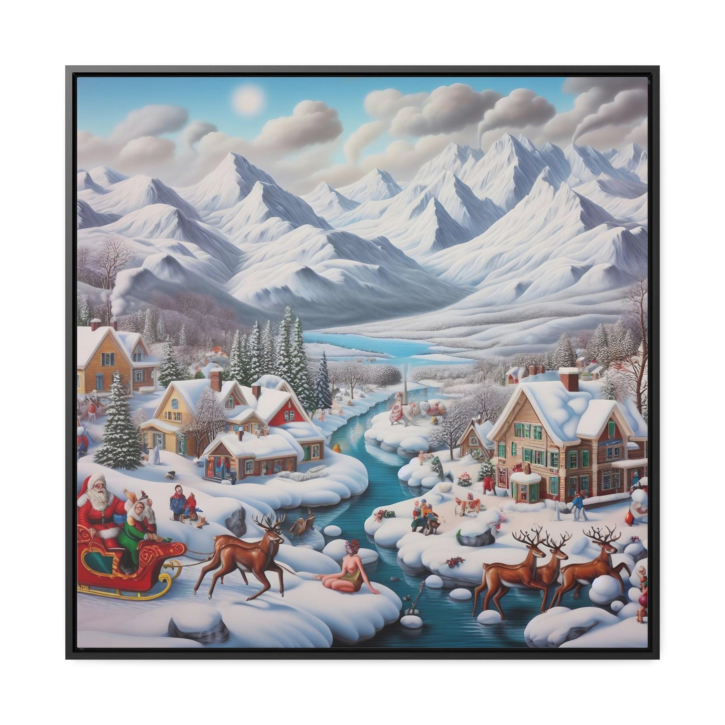 Framed Gallery Canvas Wrap - Winter 109