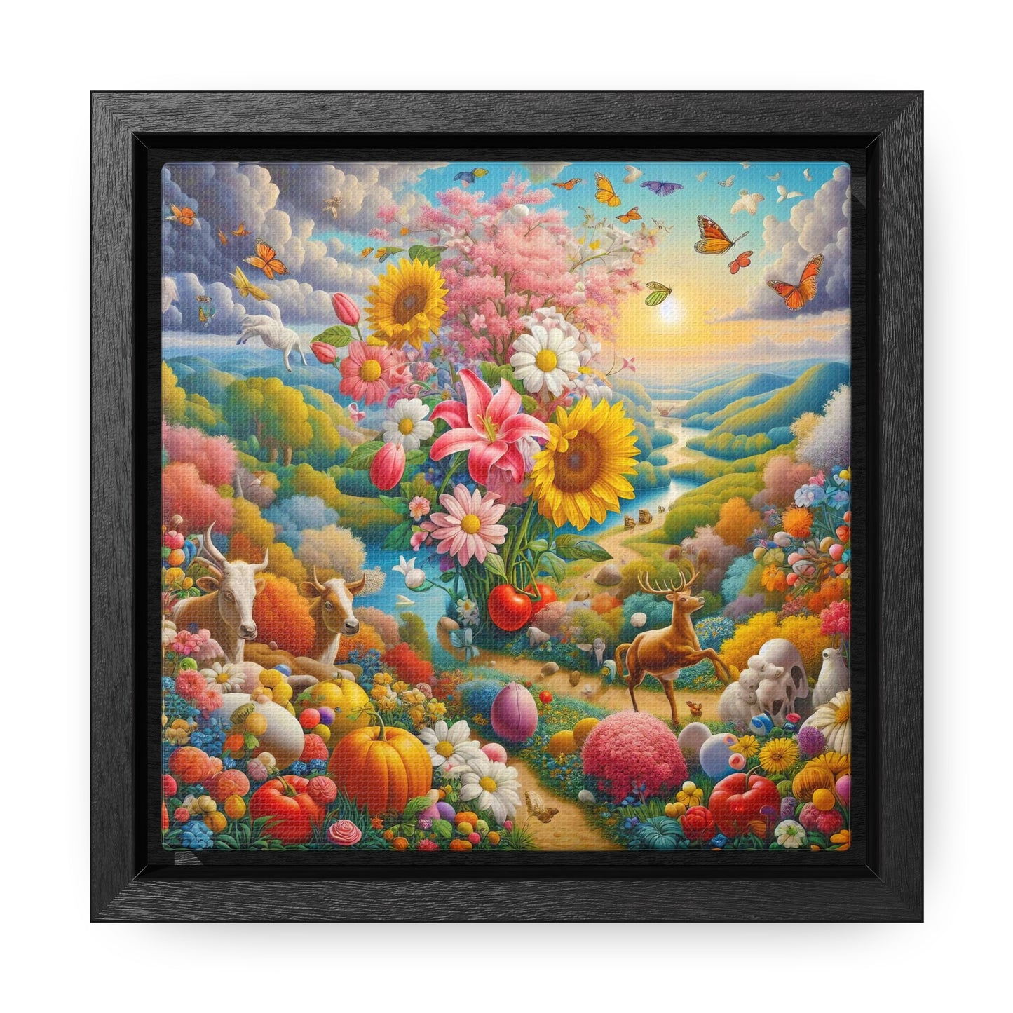 Framed Gallery Canvas Wrap - Spring 40