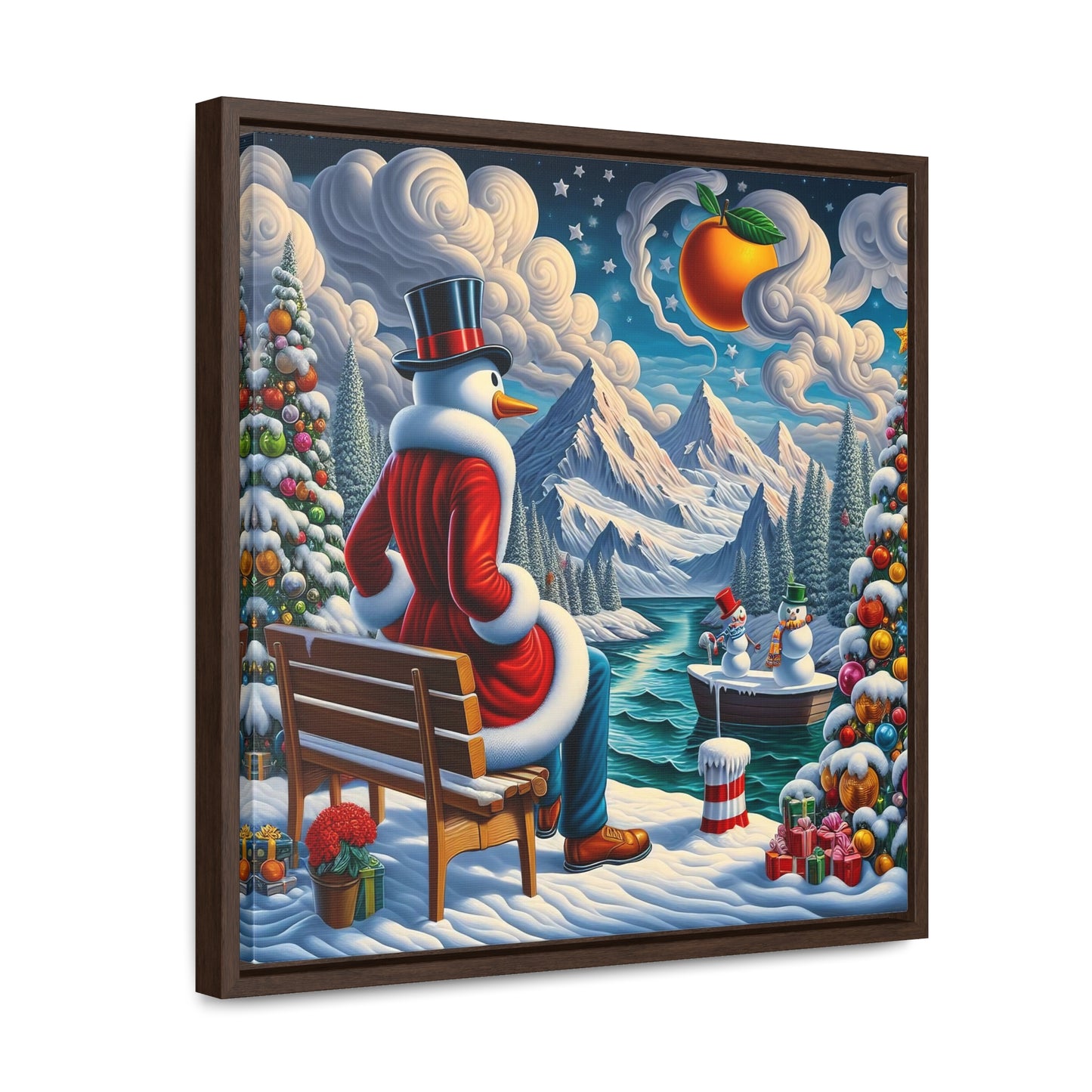 Framed Gallery Canvas Wrap - Winter 101