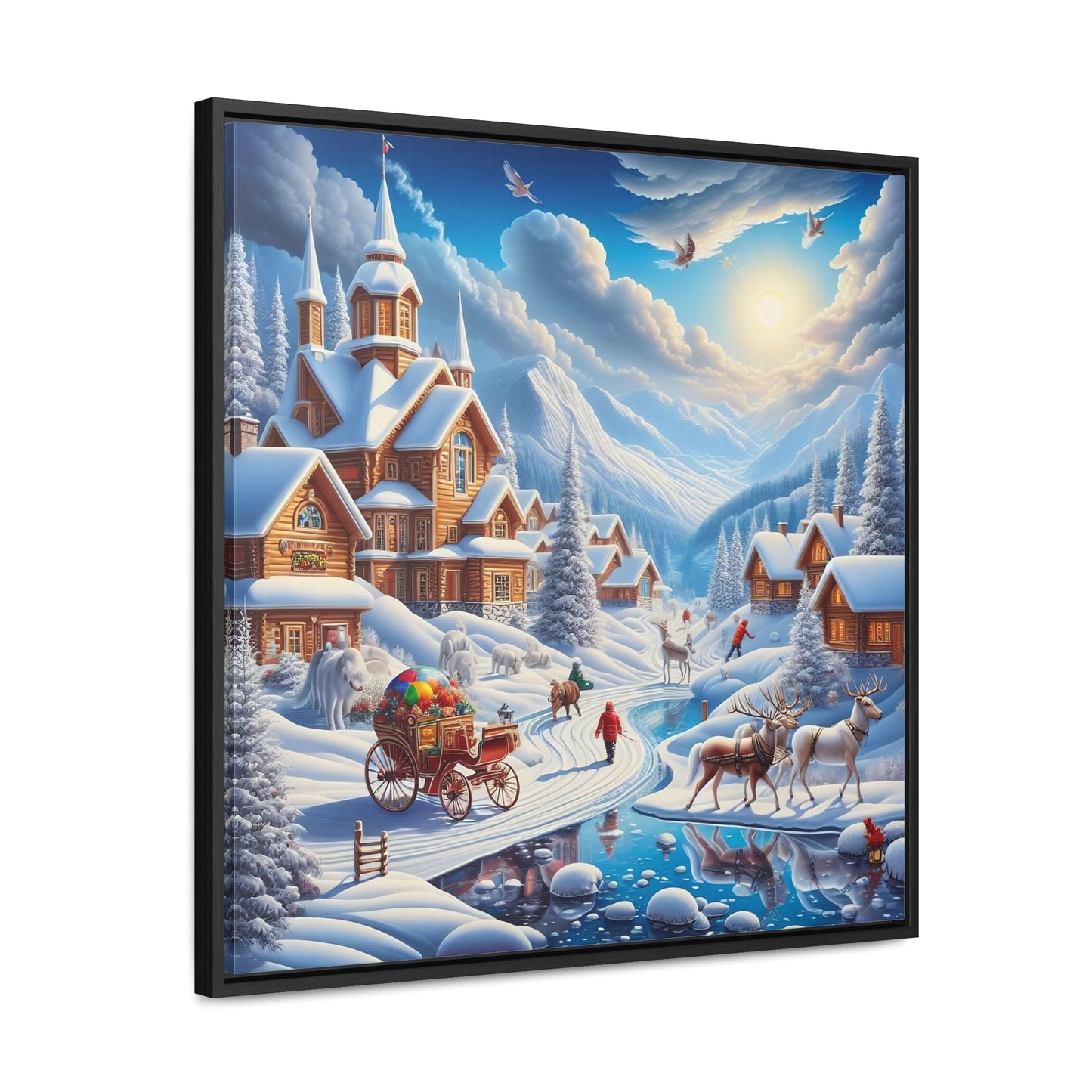 Framed Gallery Canvas Wrap - Winter 115