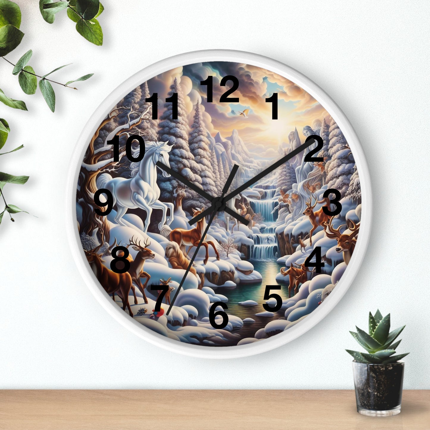 Wall Clock - Winter 116