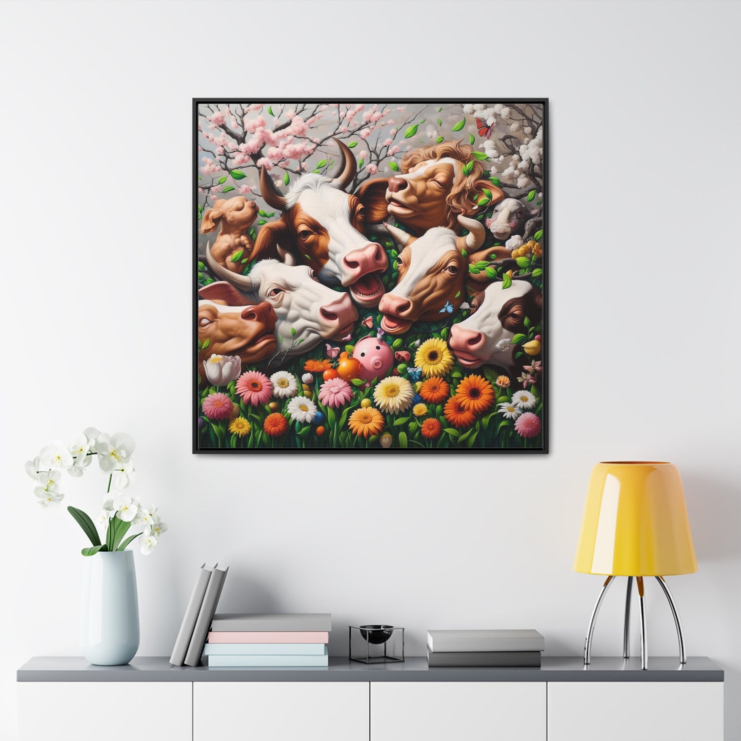 Framed Gallery Canvas Wrap - Spring 120