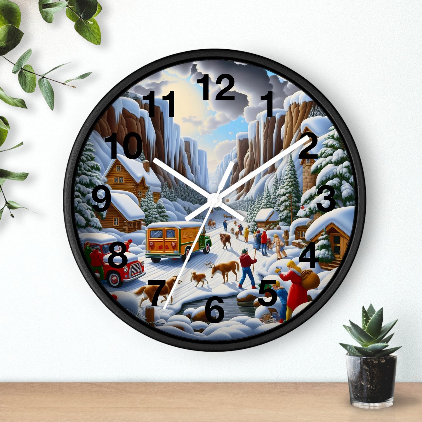 Wall Clock - Winter 120