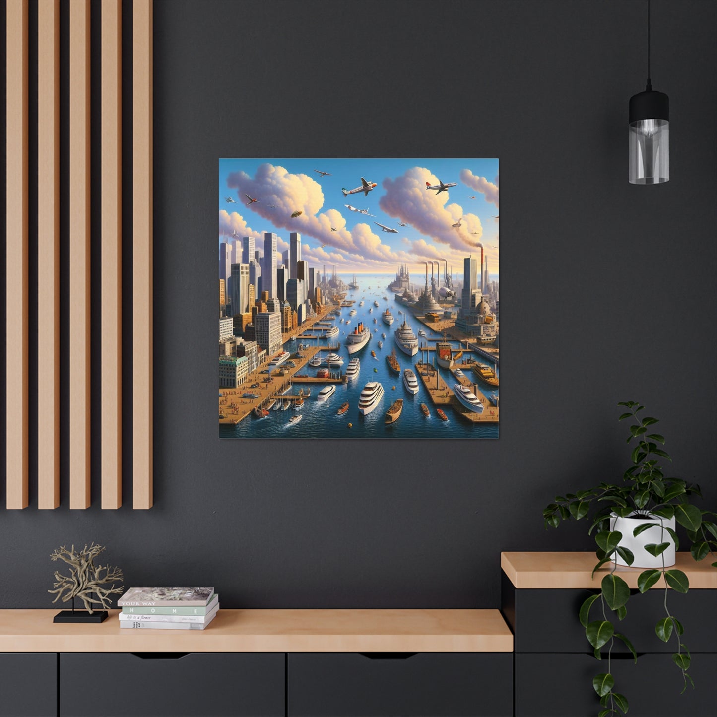 Canvas Gallery Wrap - Harbor 4