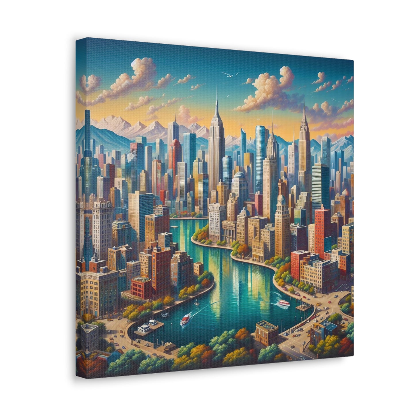 Canvas Gallery Wrap - City 1