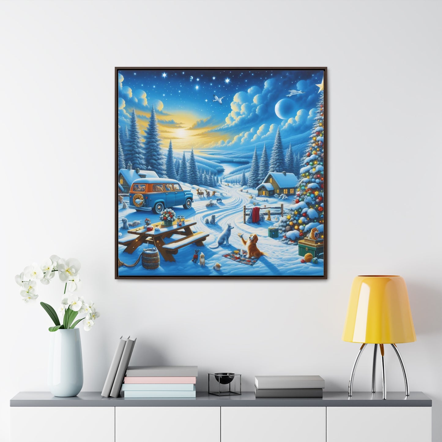 Framed Gallery Canvas Wrap - Winter 110