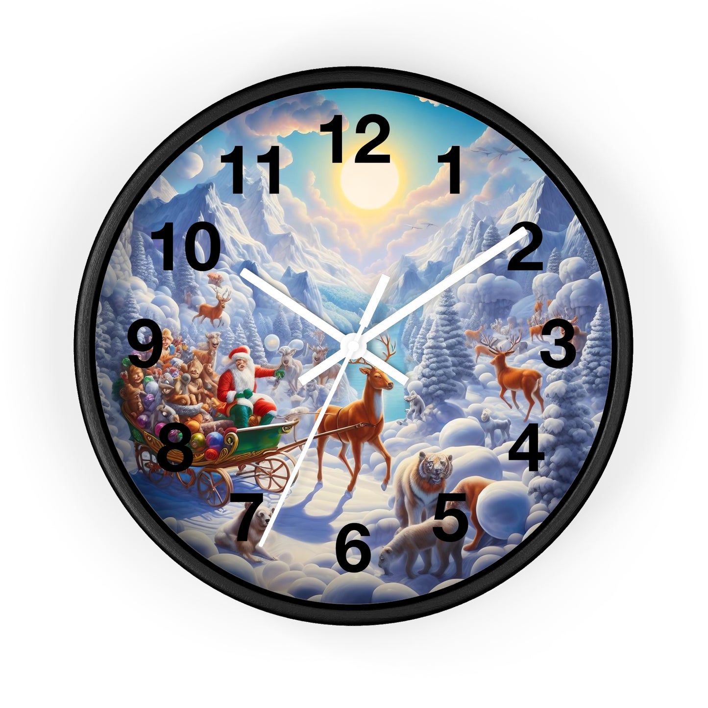 Wall Clock - Winter 123