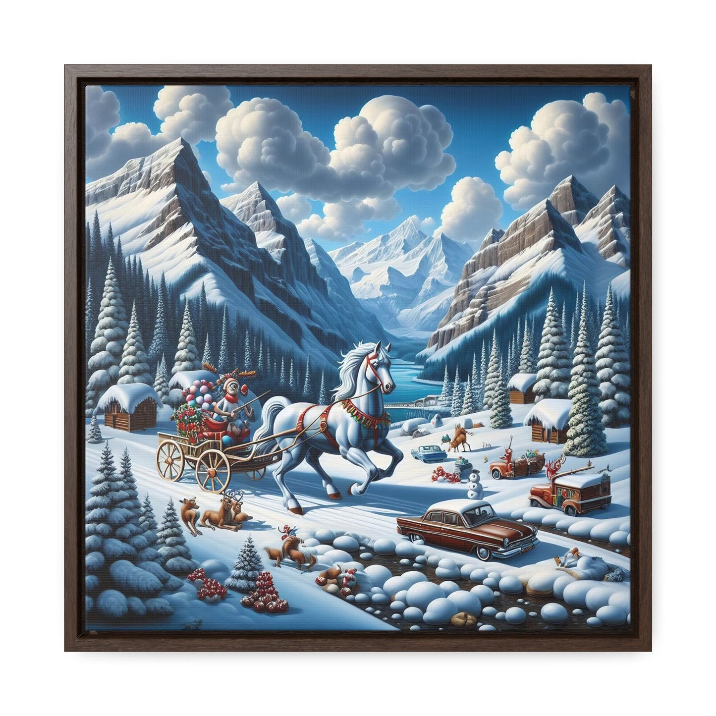 Framed Gallery Canvas Wrap - Winter 107