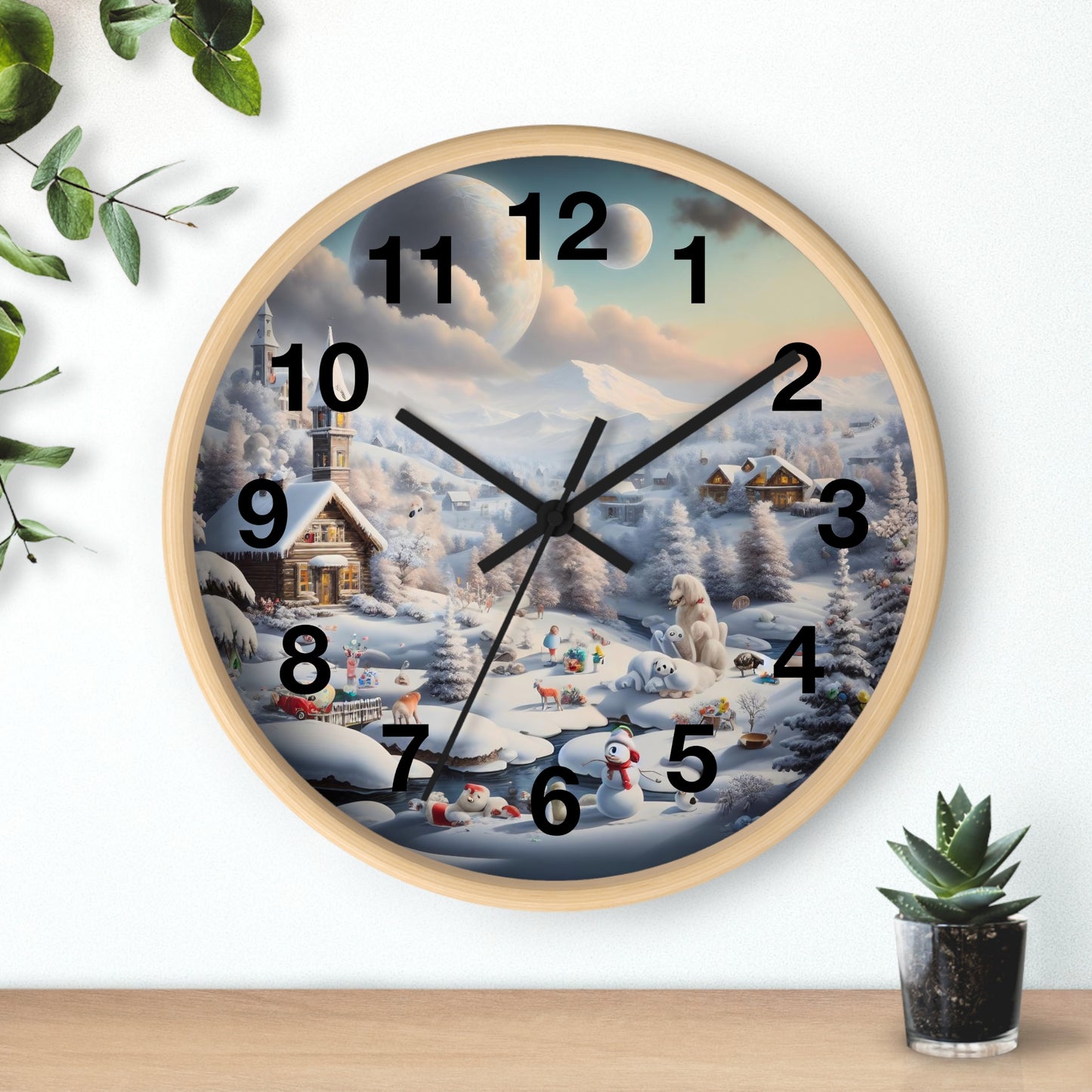 Wall Clock - Winter 104