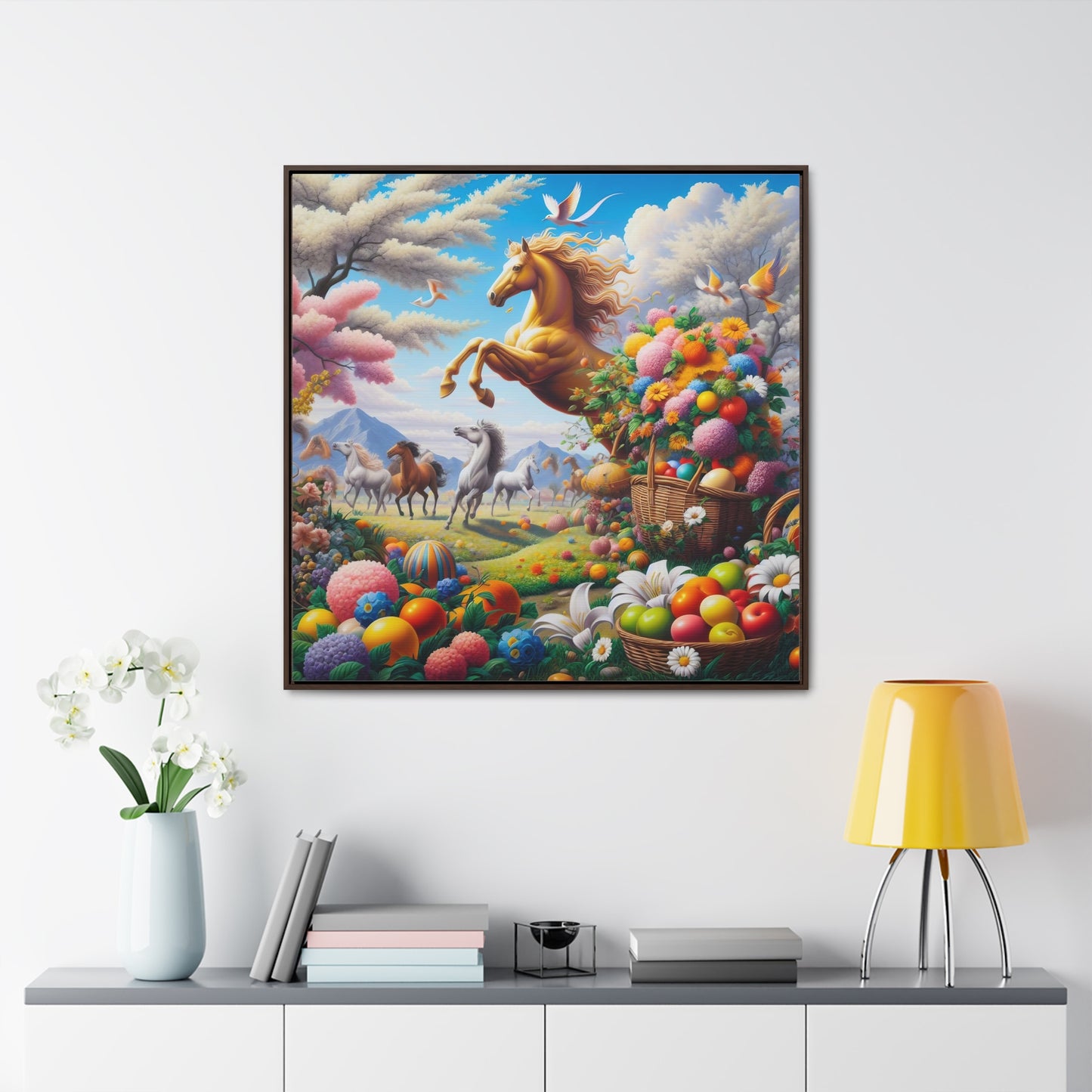 Framed Gallery Canvas Wrap - Spring 31