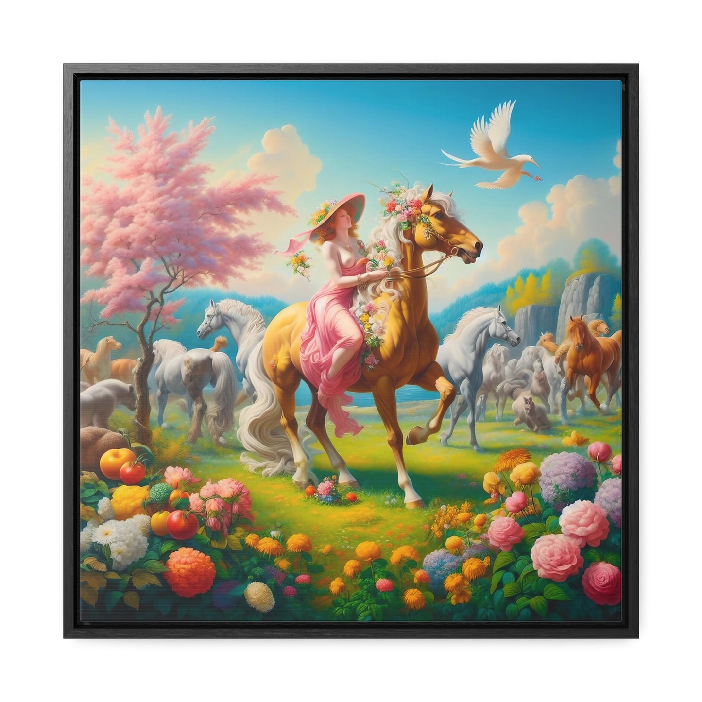 Framed Gallery Canvas Wrap - Spring 41