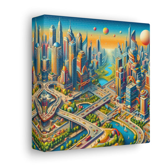 Canvas Gallery Wrap - City 9