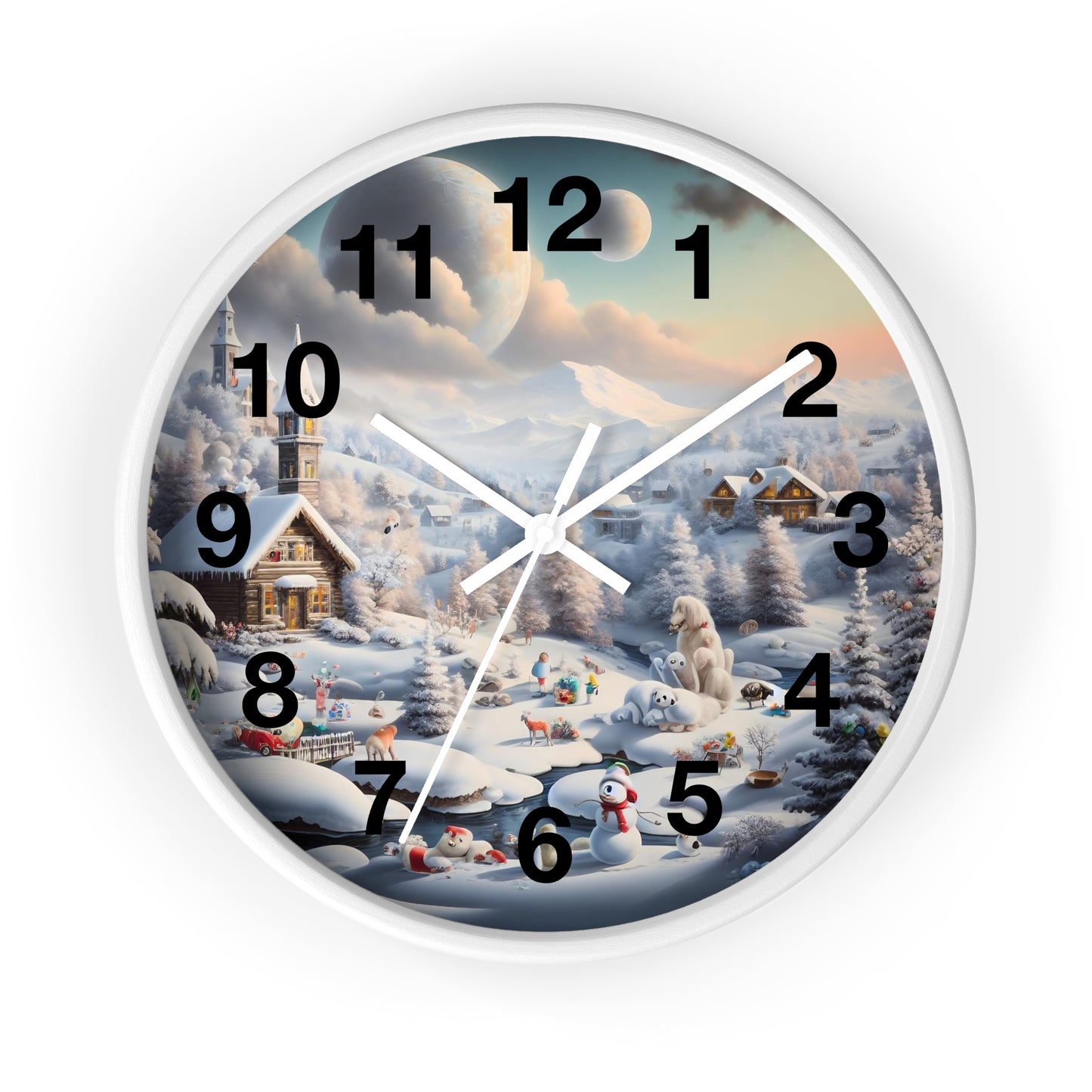 Wall Clock - Winter 104