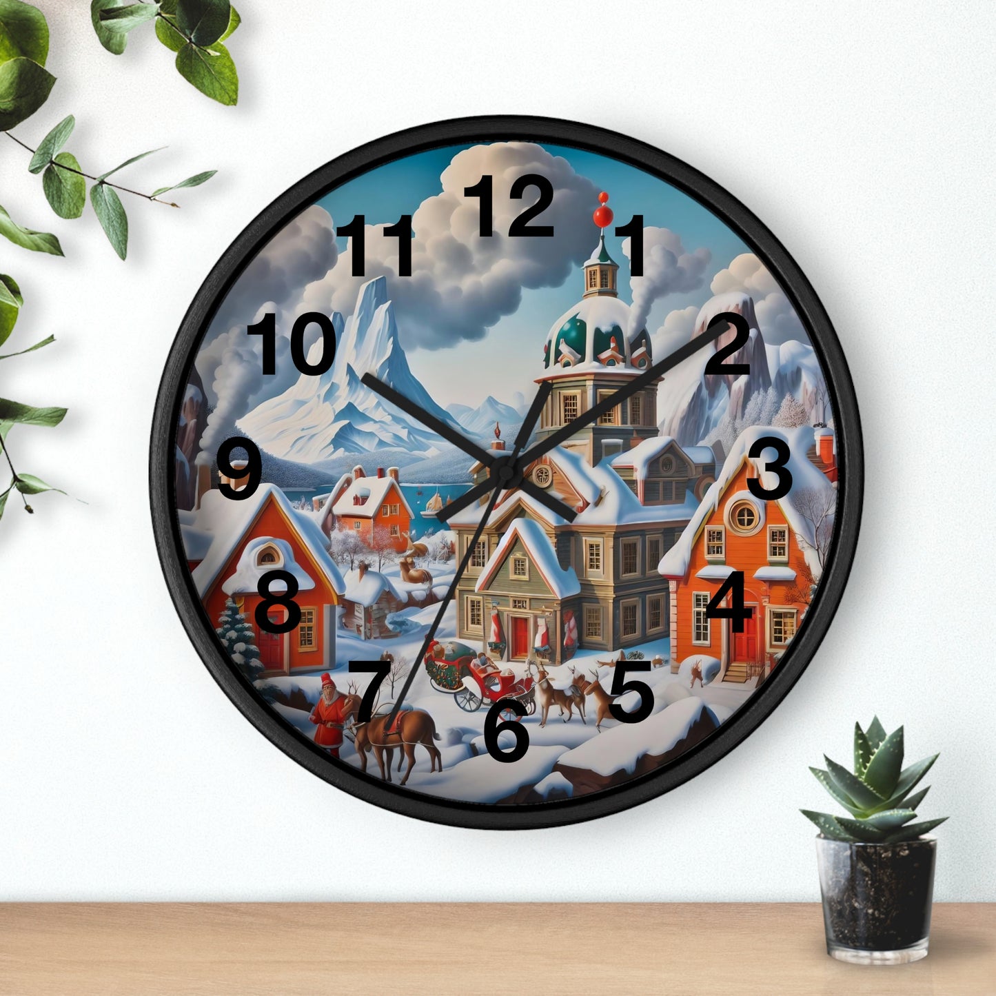 Wall Clock - Winter 124