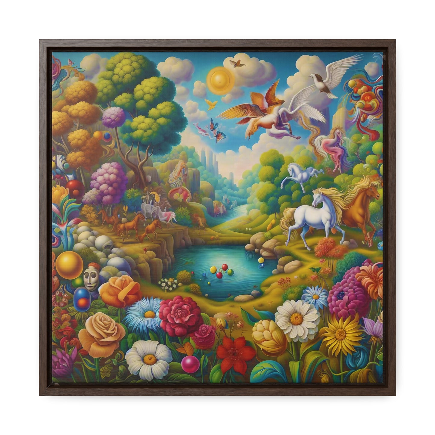 Framed Gallery Canvas Wrap - Spring 3