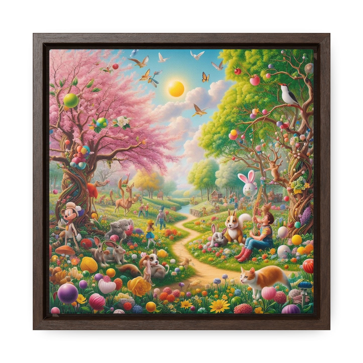 Framed Gallery Canvas Wrap - Spring 126