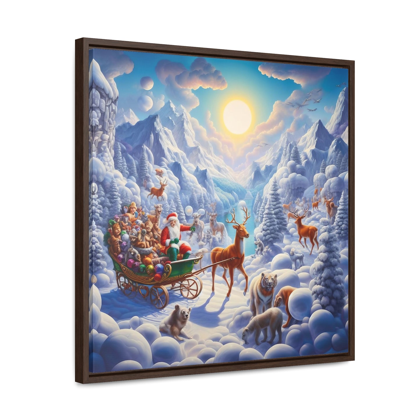 Framed Gallery Canvas Wrap - Winter 123