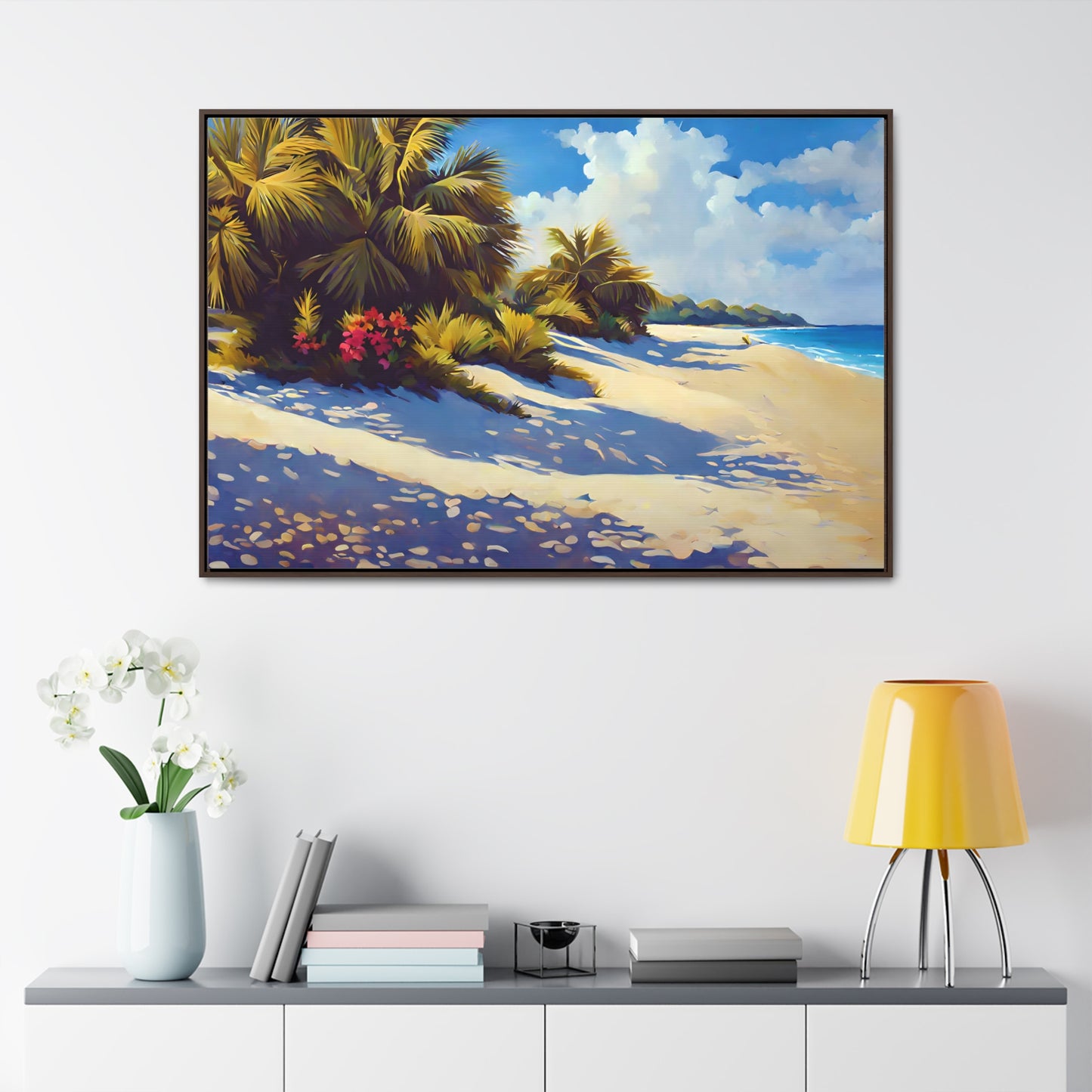 Framed Canvas Gallery Wrap - Beach 2012