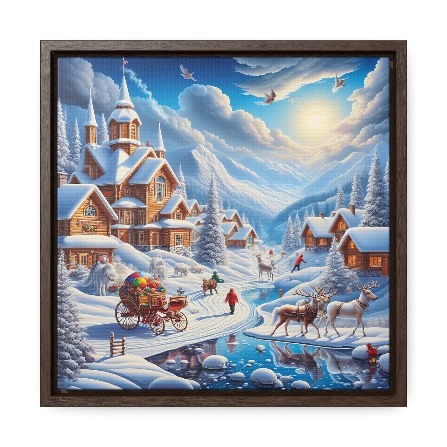 Framed Gallery Canvas Wrap - Winter 115