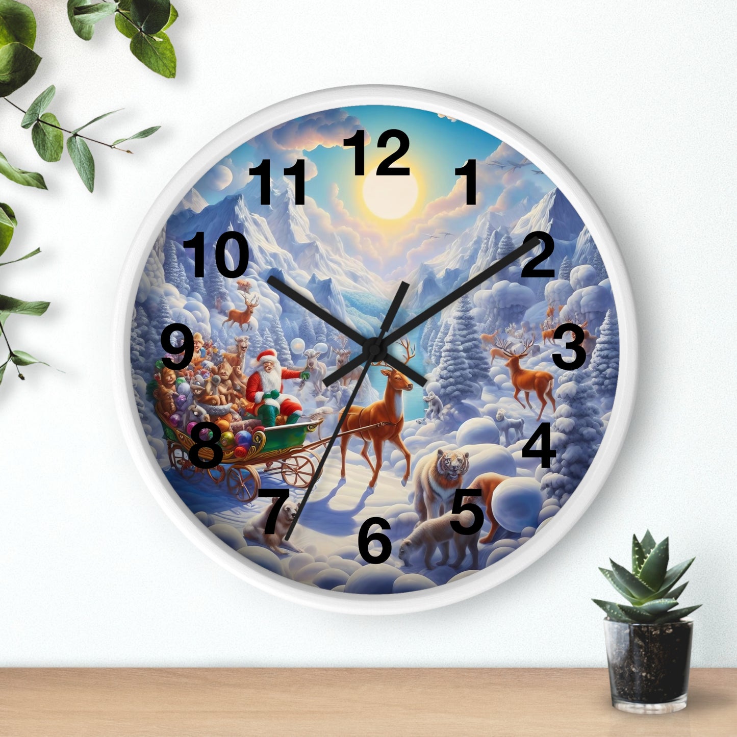 Wall Clock - Winter 123