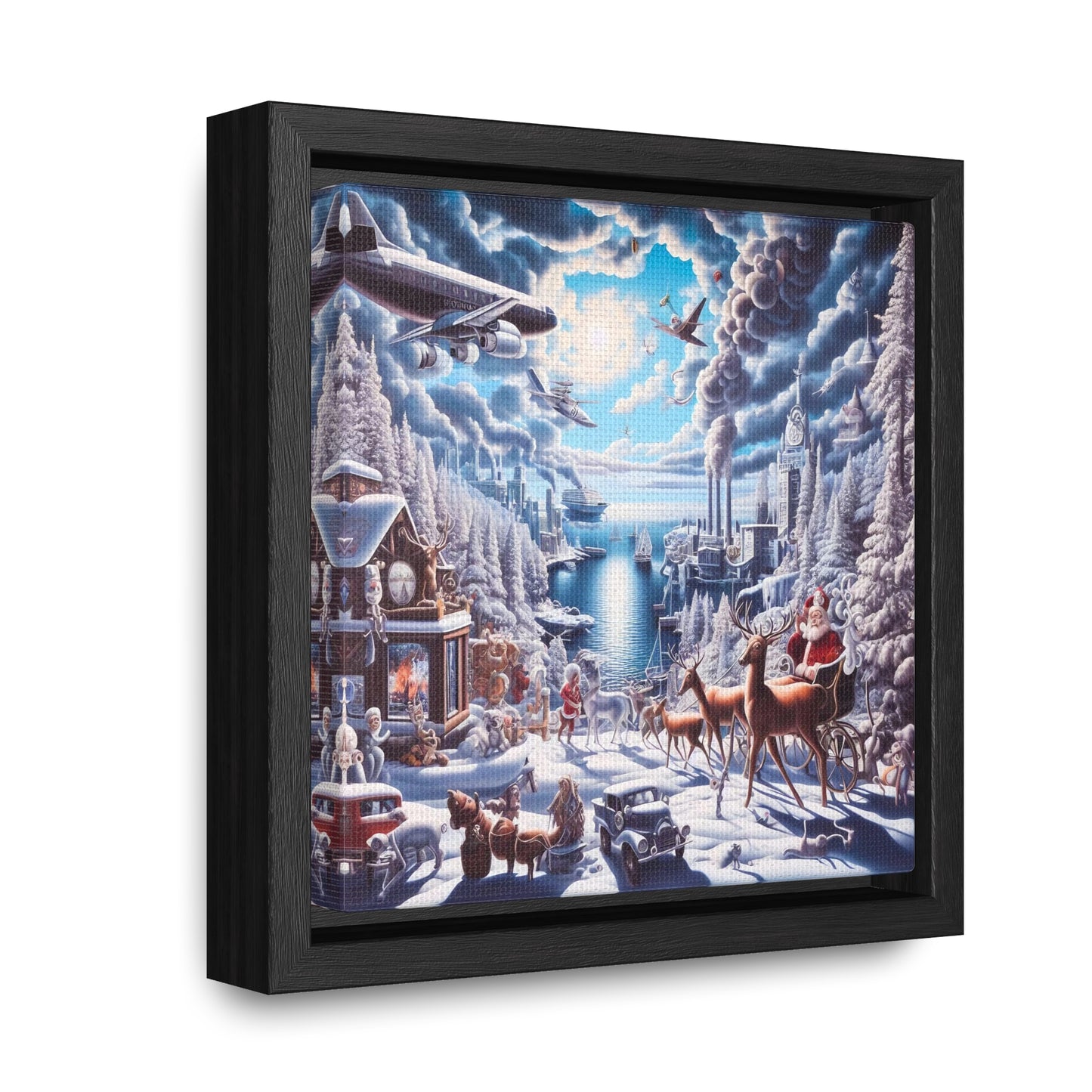 Framed Gallery Canvas Wrap - Winter 114