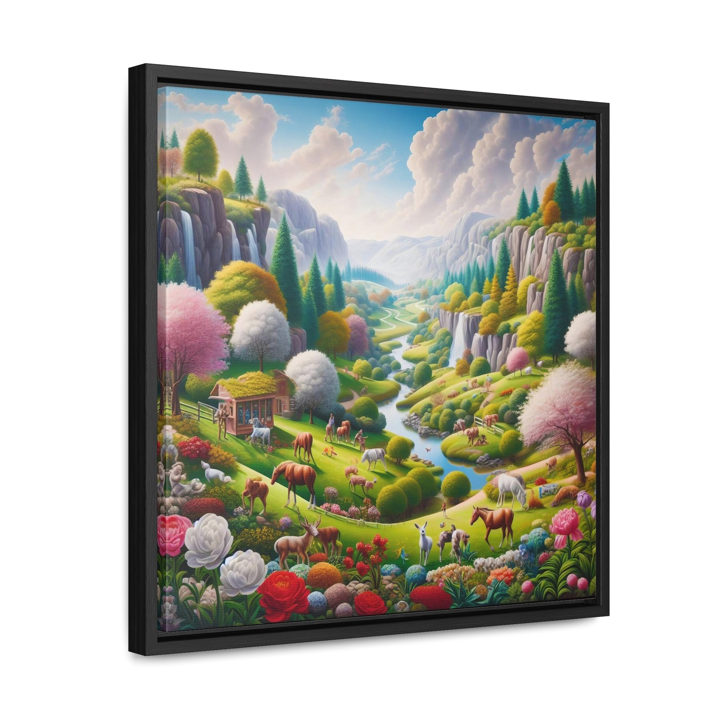 Framed Gallery Canvas Wrap - Spring 48