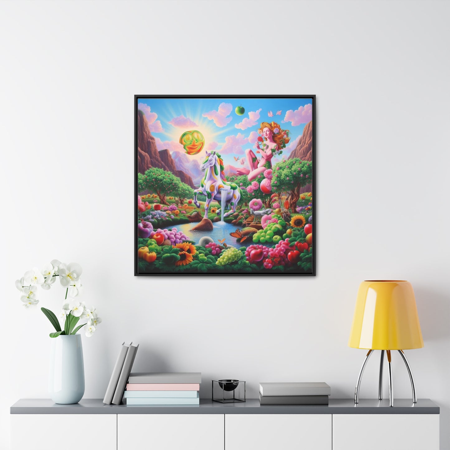 Framed Gallery Canvas Wrap - Spring 114