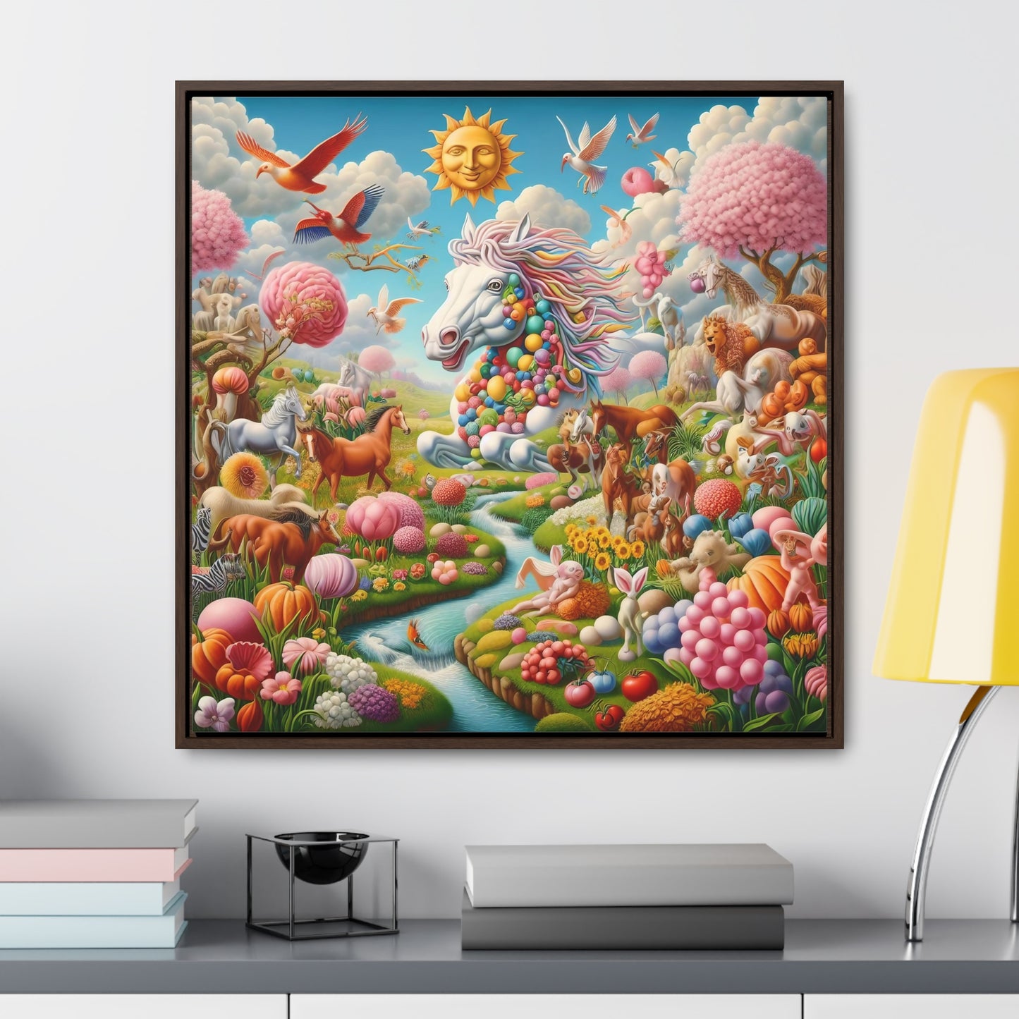 Framed Gallery Canvas Wrap - Spring 138