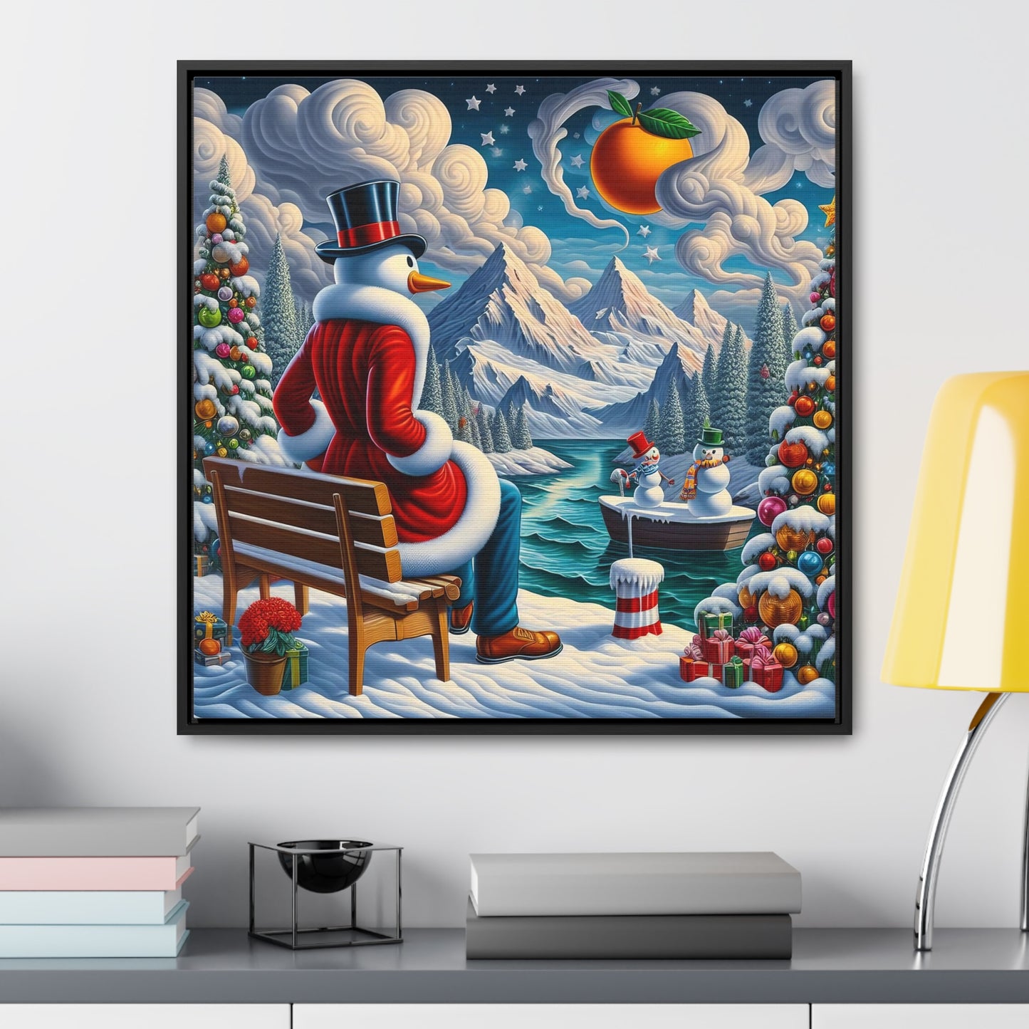 Framed Gallery Canvas Wrap - Winter 101