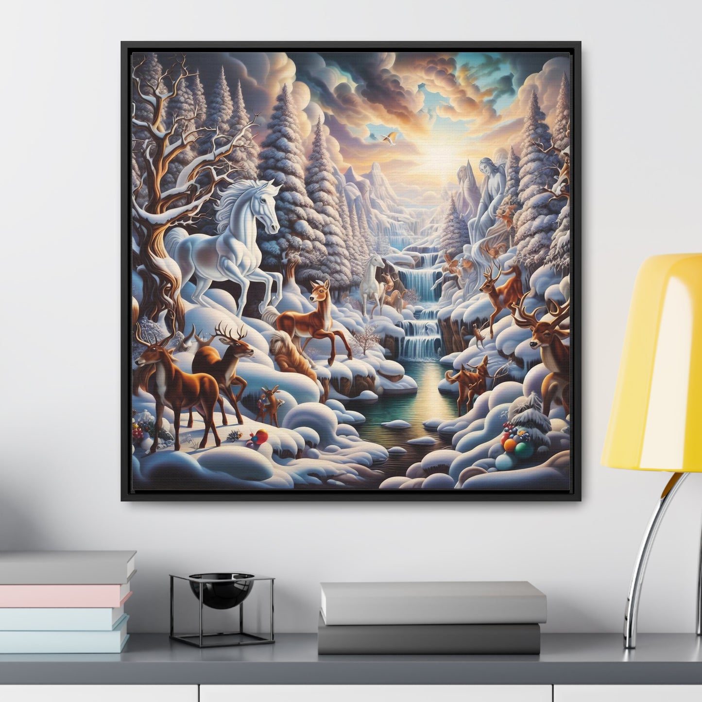 Framed Gallery Canvas Wrap - Winter 116