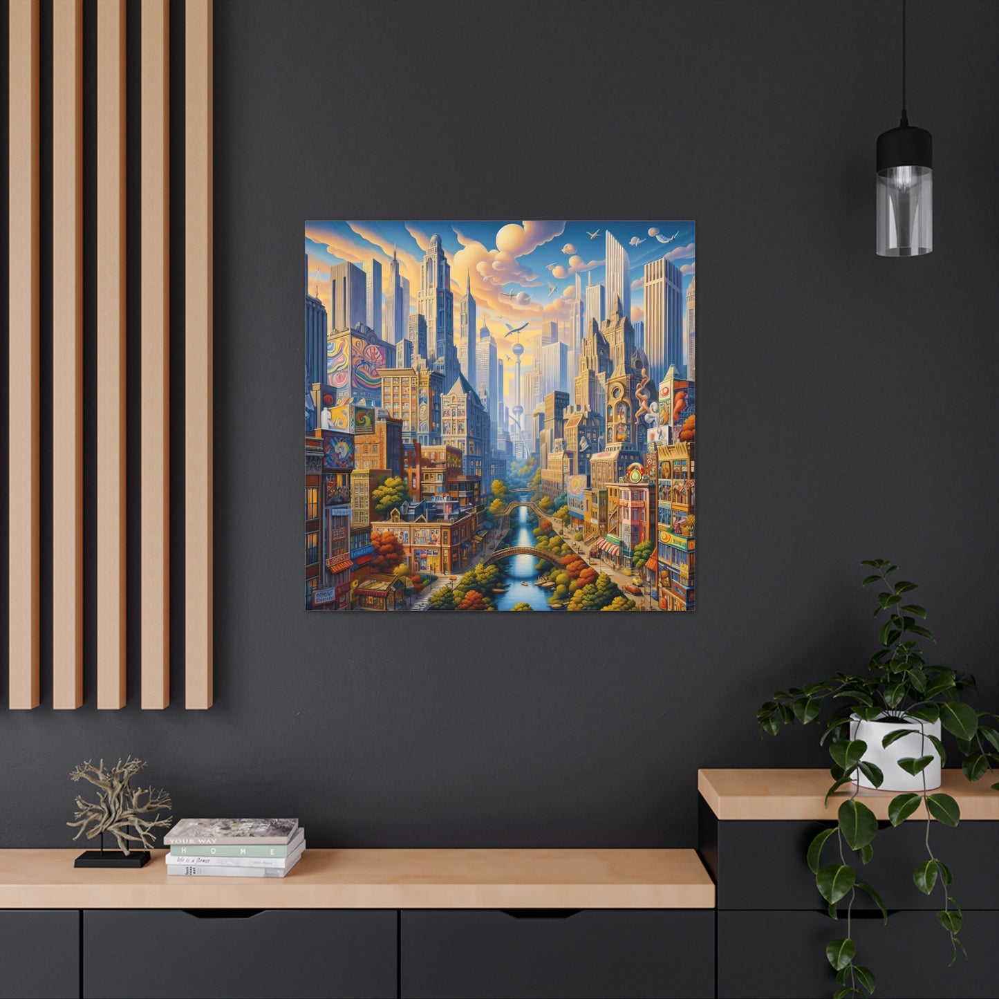 Canvas Gallery Wrap - City 5