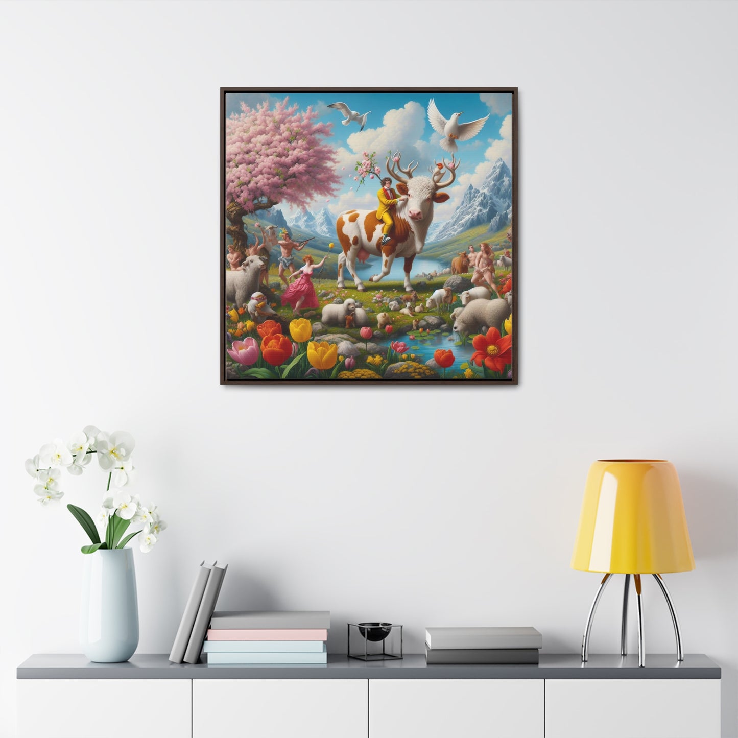 Framed Gallery Canvas Wrap - Spring 28