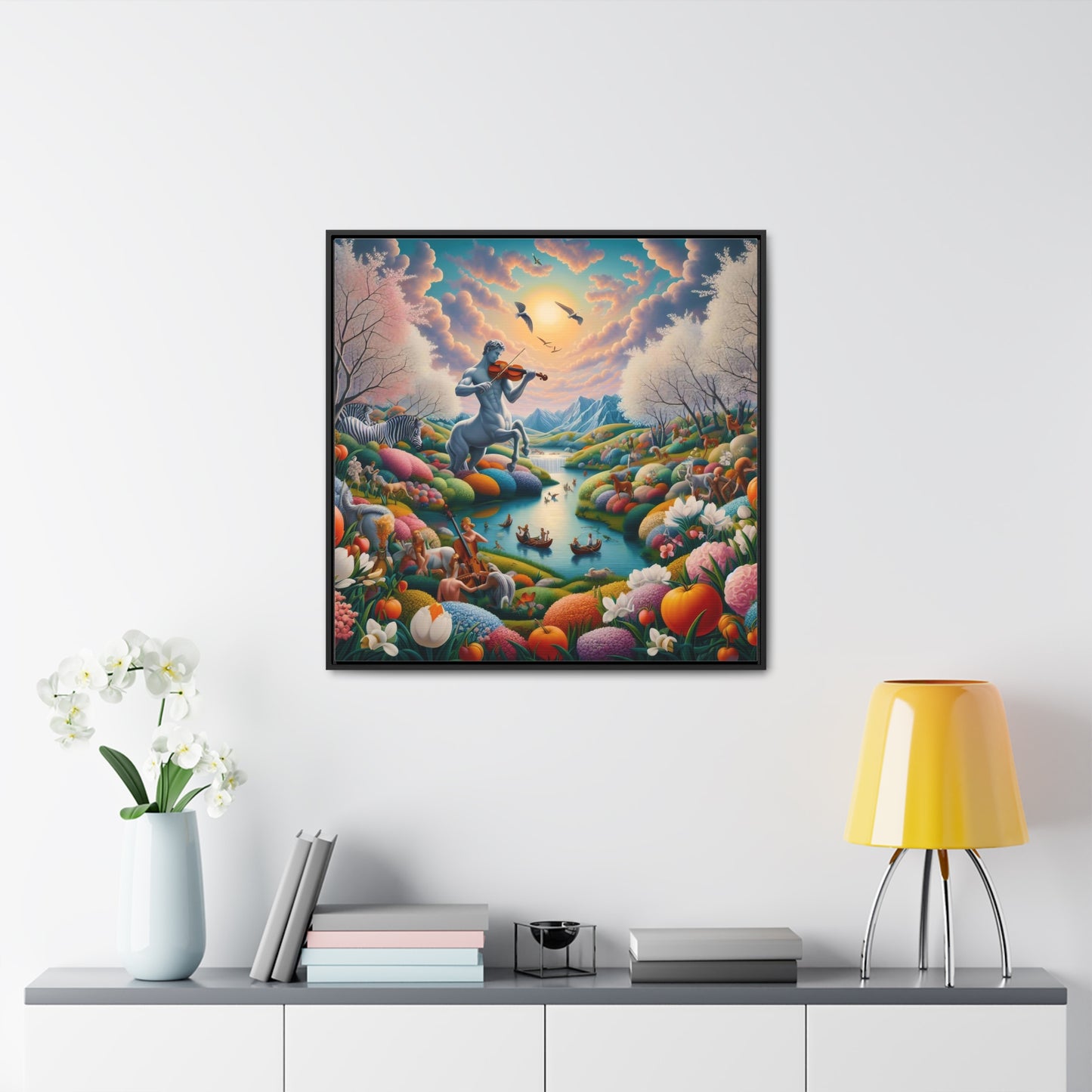 Framed Gallery Canvas Wrap - Spring 104