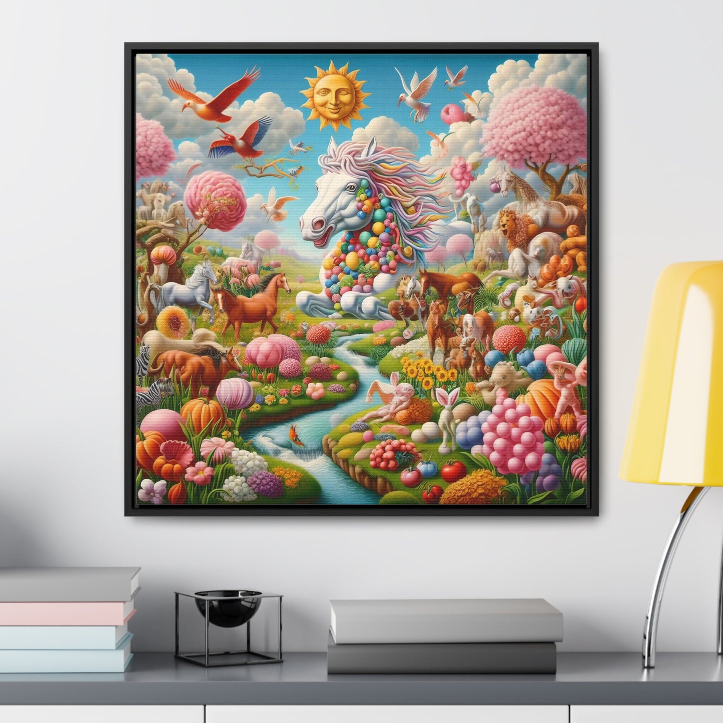 Framed Gallery Canvas Wrap - Spring 138
