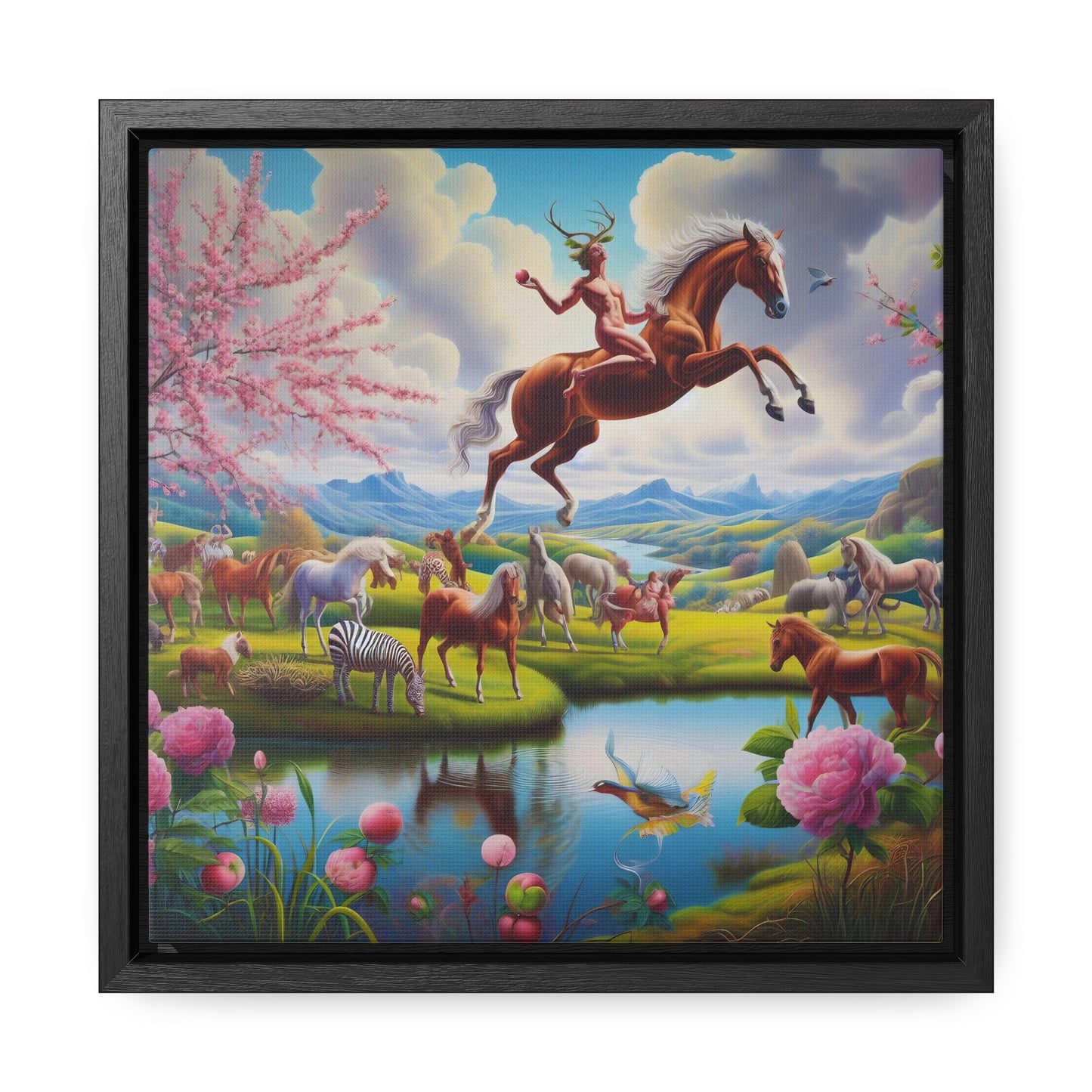 Framed Gallery Canvas Wrap - Spring 118