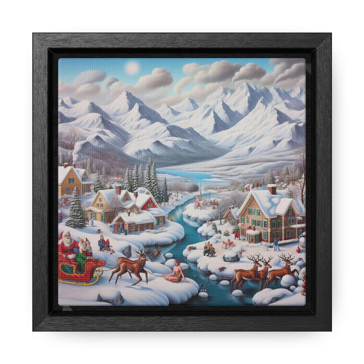 Framed Gallery Canvas Wrap - Winter 109