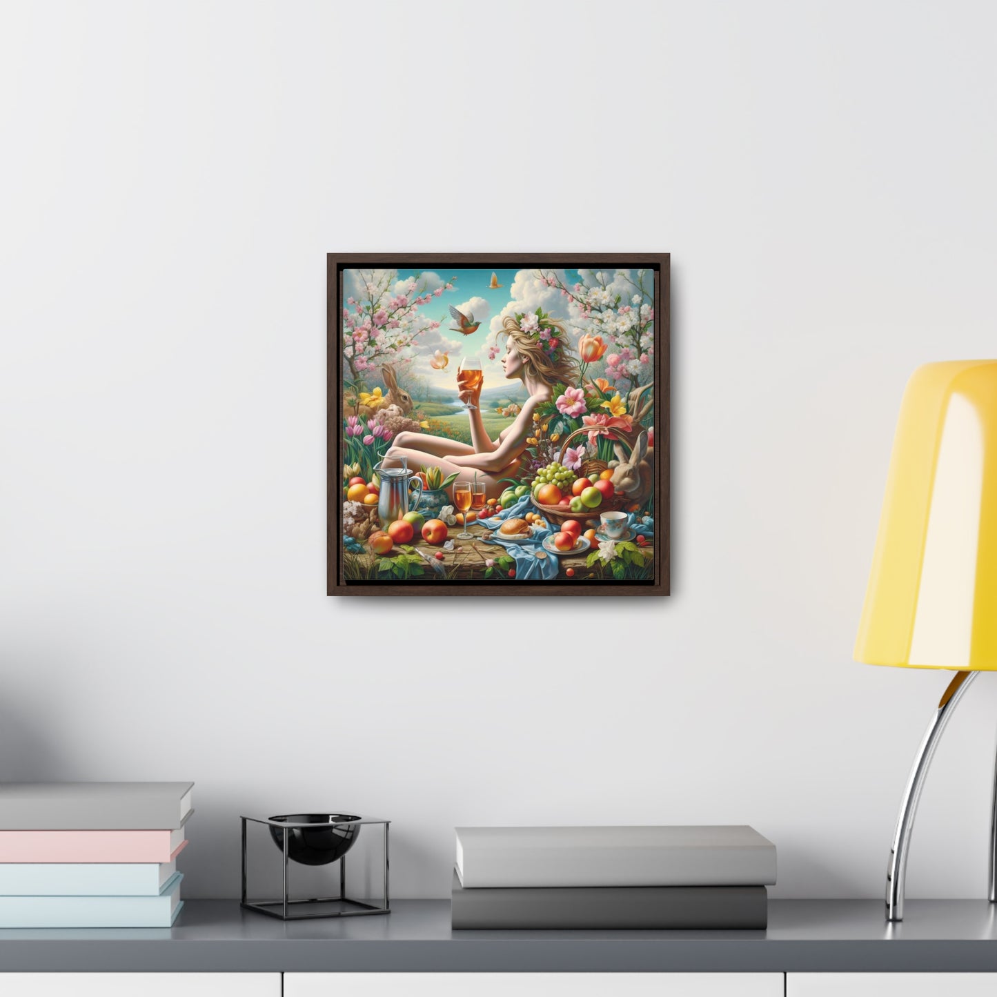 Framed Gallery Canvas Wrap - Spring 1