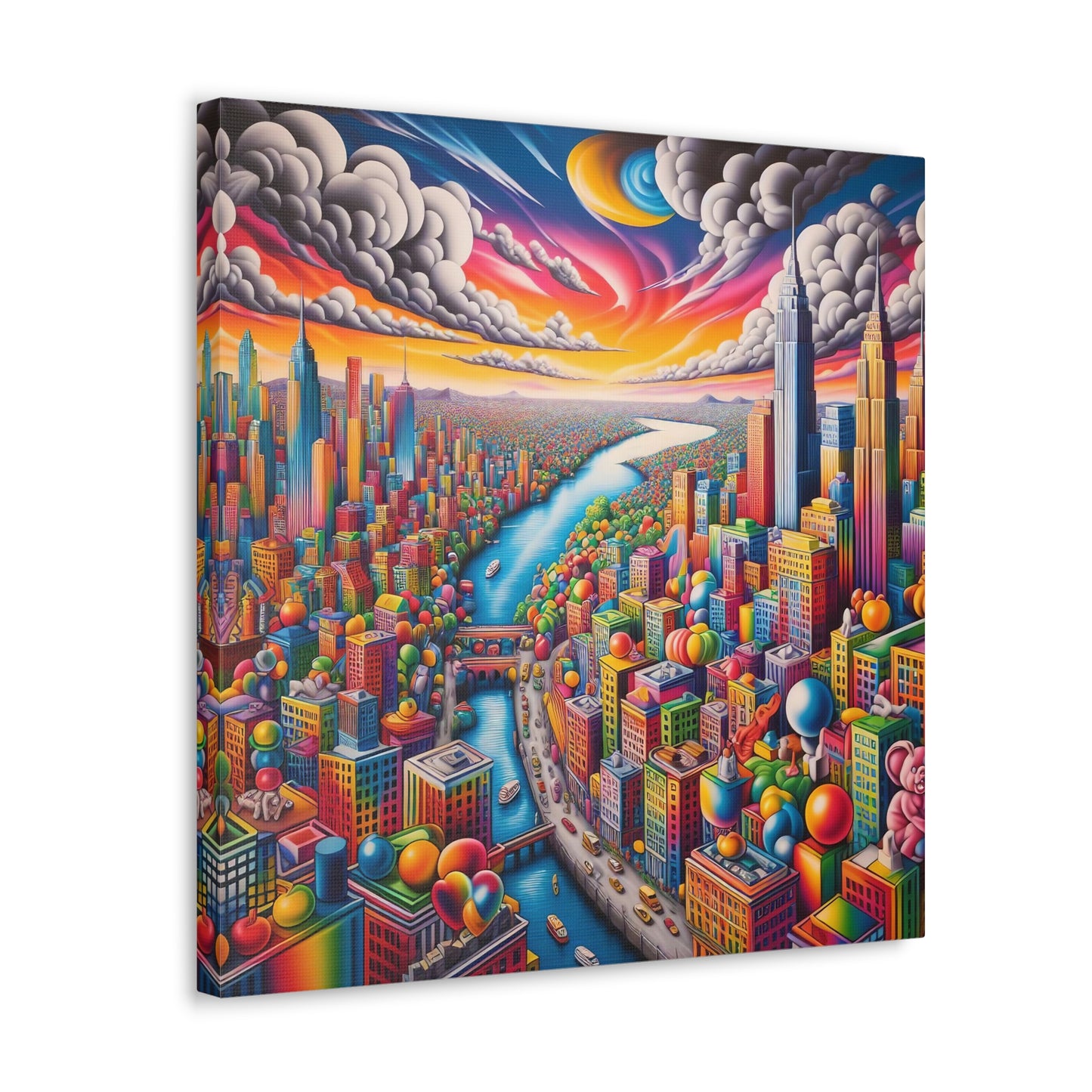 Canvas Gallery Wrap - City 15