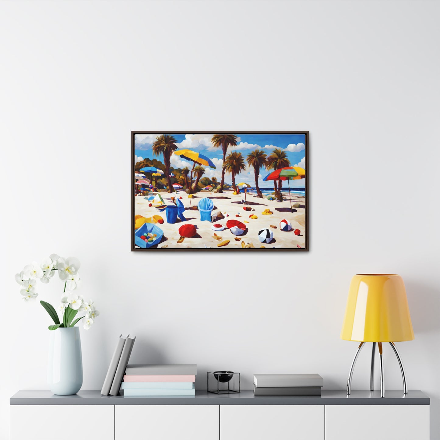 Framed Canvas Gallery Wrap - Beach 2020