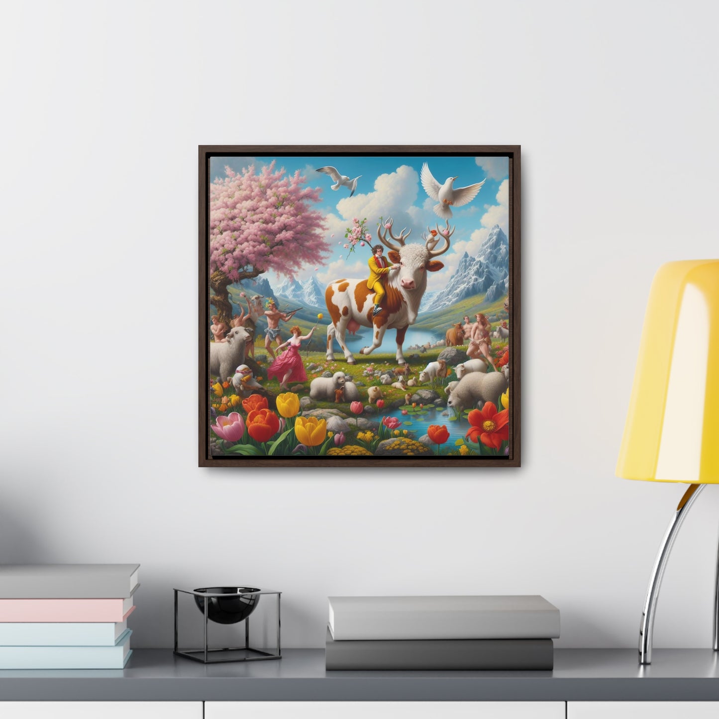 Framed Gallery Canvas Wrap - Spring 28