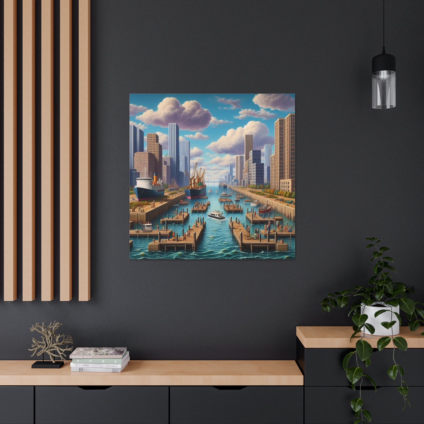 Canvas Gallery Wrap - Harbor 2