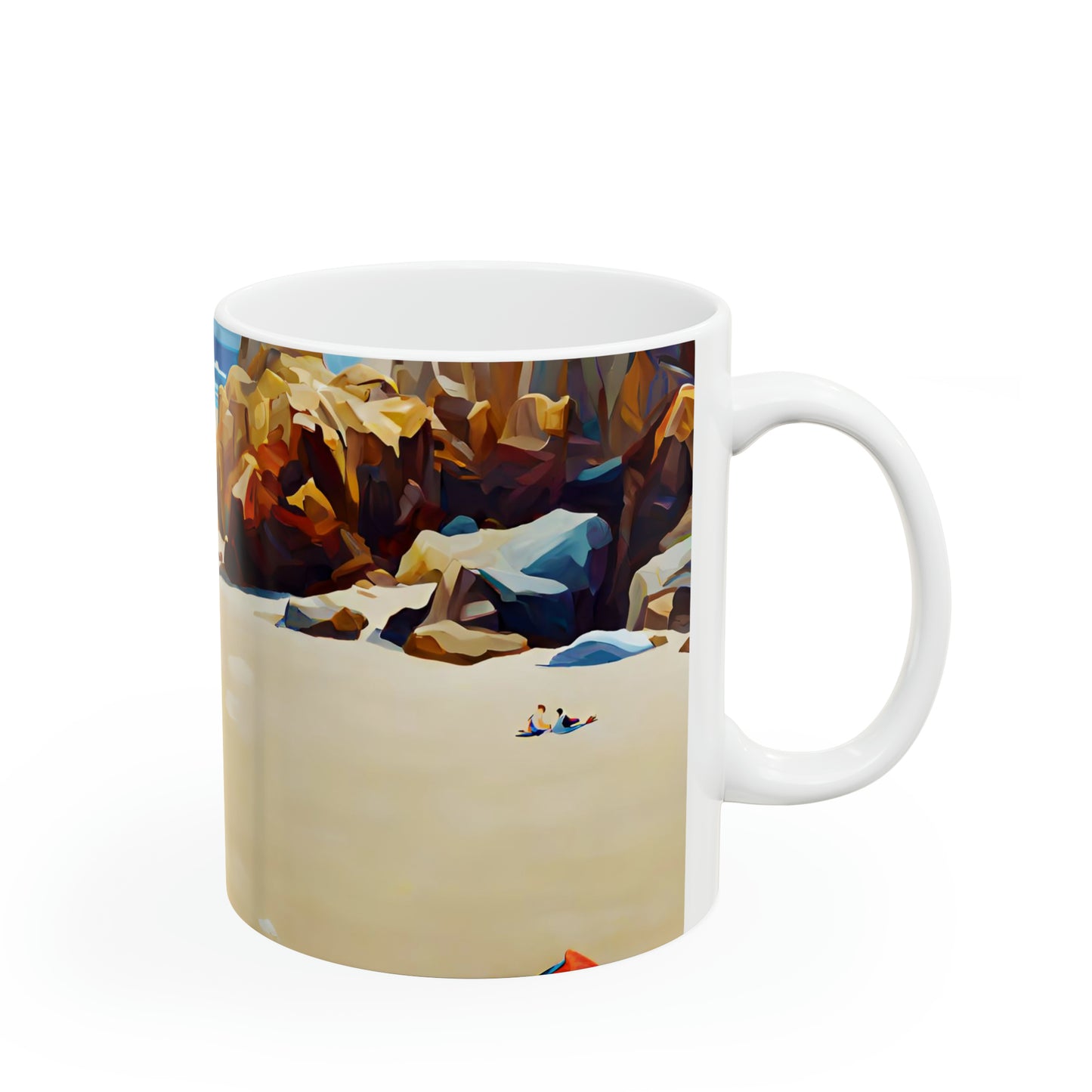 Ceramic Mug 11oz - Beach 2007