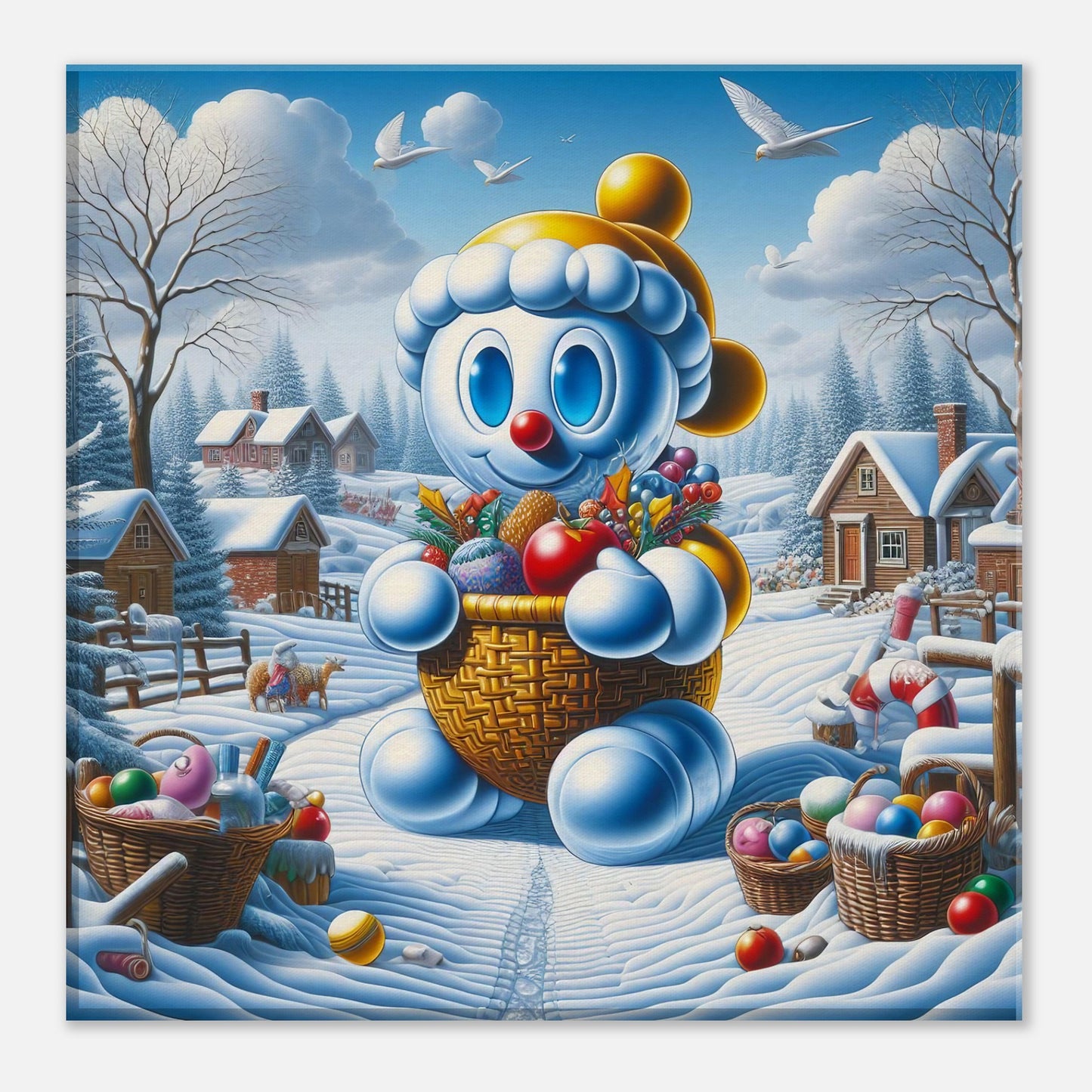Wall Art - Winter 52 - Baby snowman