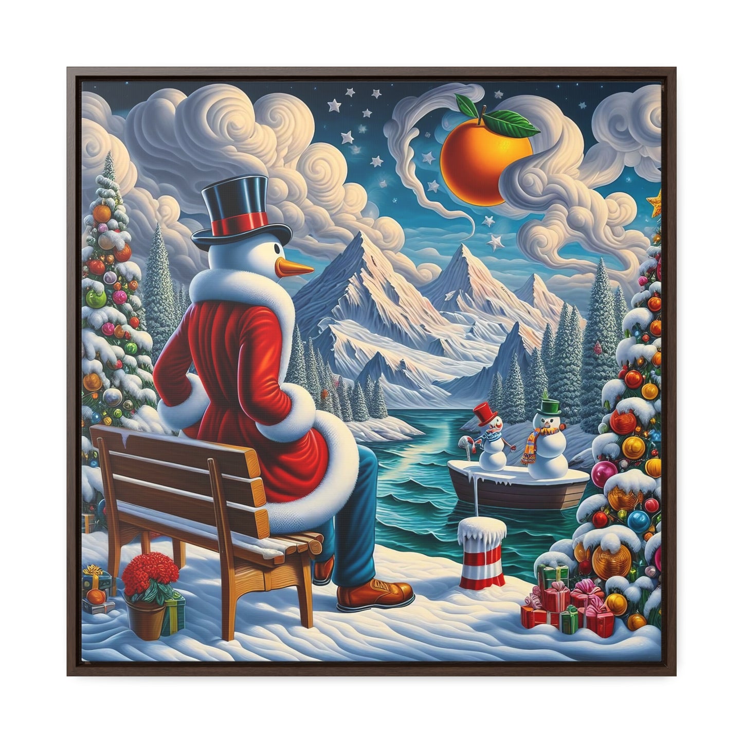 Framed Gallery Canvas Wrap - Winter 101