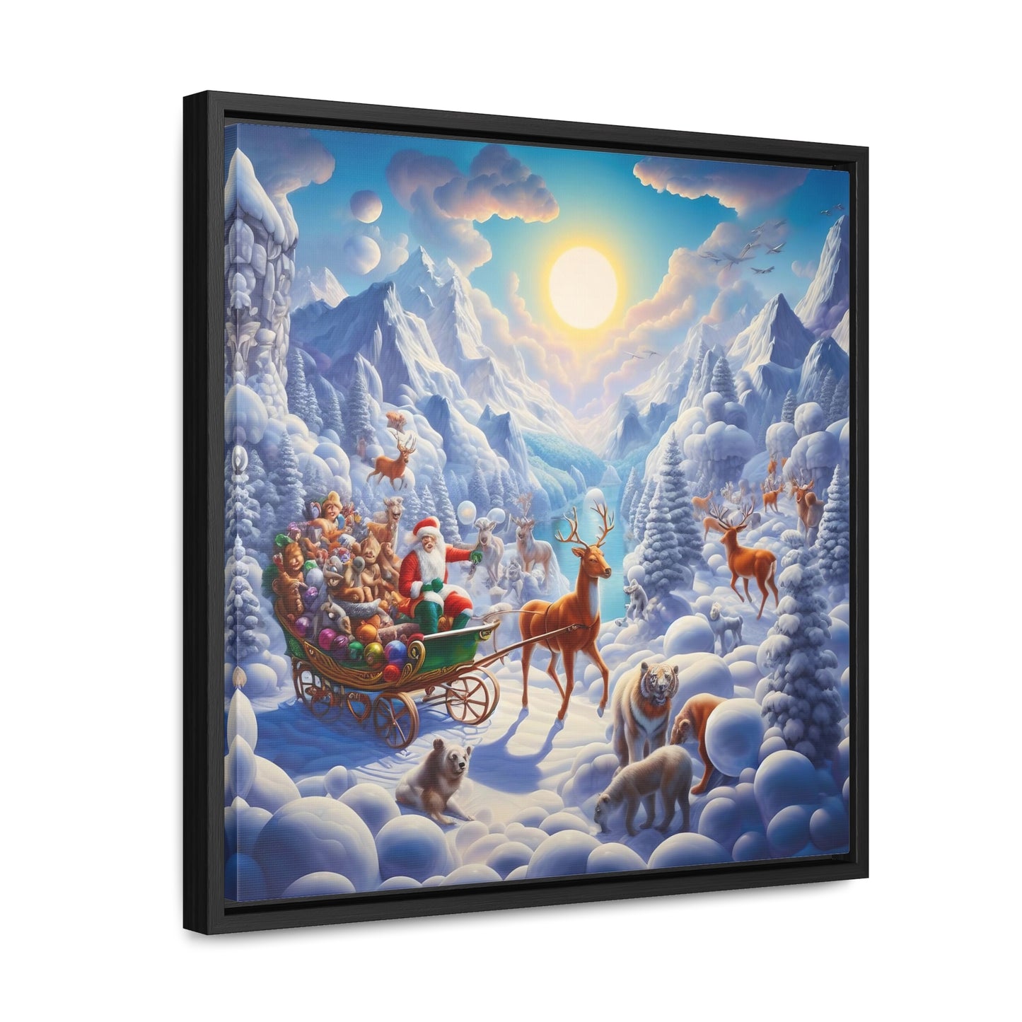 Framed Gallery Canvas Wrap - Winter 123