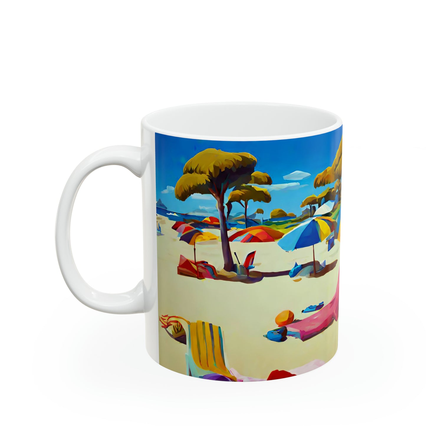 Ceramic Mug 11oz - Beach 2005